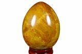 Polished Orpiment and Realgar Egg - Russia #175626-1